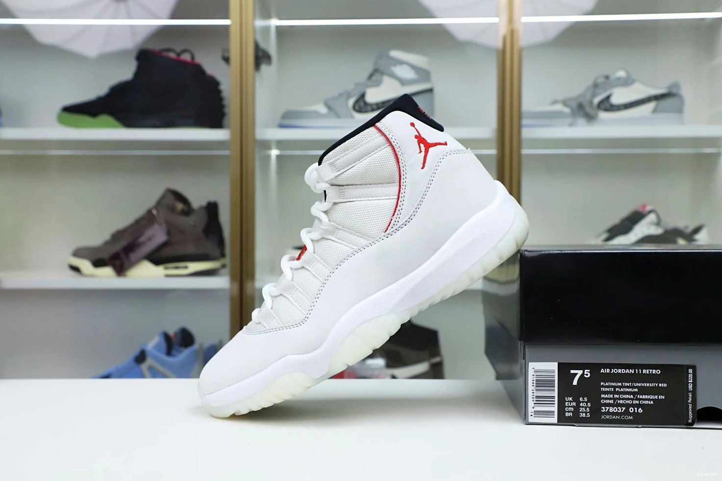 JORDAN TINT AIR PLATINUM 2014 XI AllSeason Kimikick RETRO 11 0623